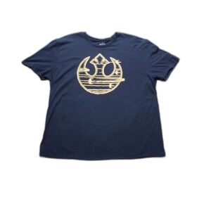 Star Wars T-Shirt  Black Graphic Short Sleeve Tee Size 2XL